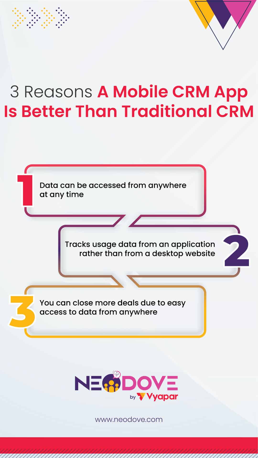 Why a mobile CRM app is better than traditional CRM - NeoDove