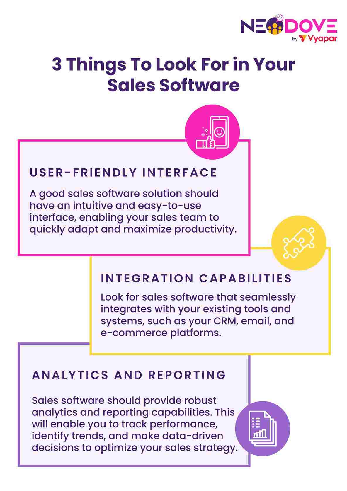 3 Things to Look For In Your Sales Software - NeoDove